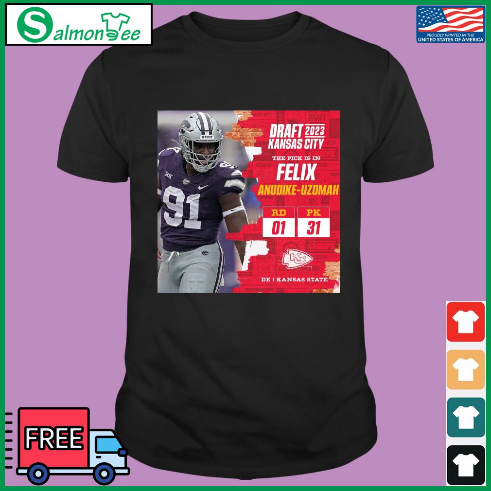 NFL Draft 2023 Kansas City The Pick Is In Felix Anudike-Uzomah Shirt,  hoodie, sweater, long sleeve and tank top