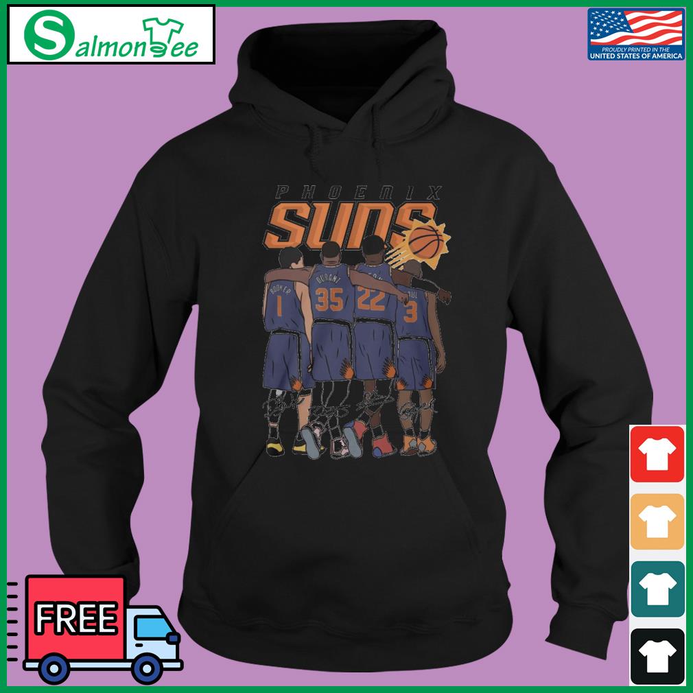 Phoenix Suns Deandre Ayton Devin Booker and Chris Paul Champion signature  shirt, hoodie, sweater, long sleeve and tank top