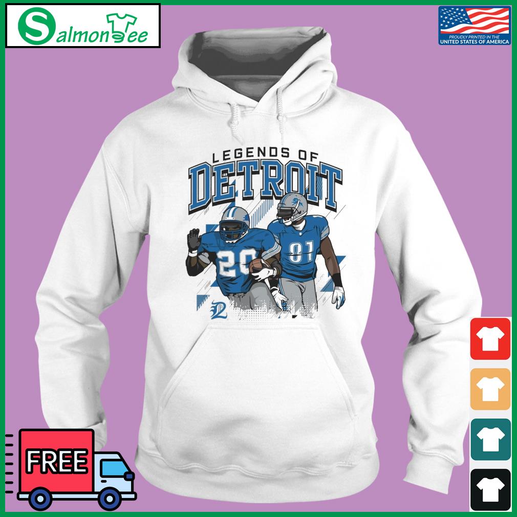 Best calvin Johnson and Barry Sanders legends of detroit lions t-shirt,  hoodie, sweater, long sleeve and tank top