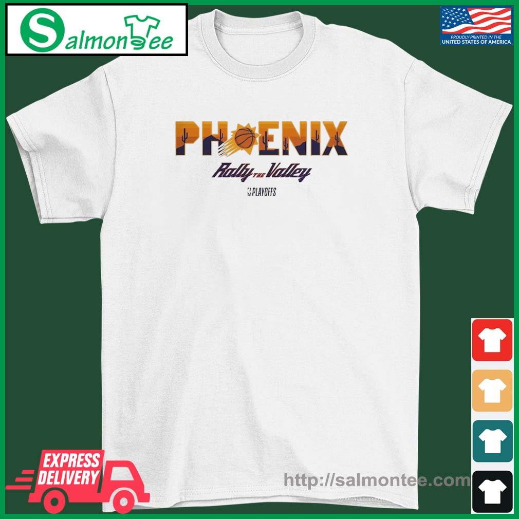 Phoenix suns rally the valley 2023 playoffs champions t-shirt