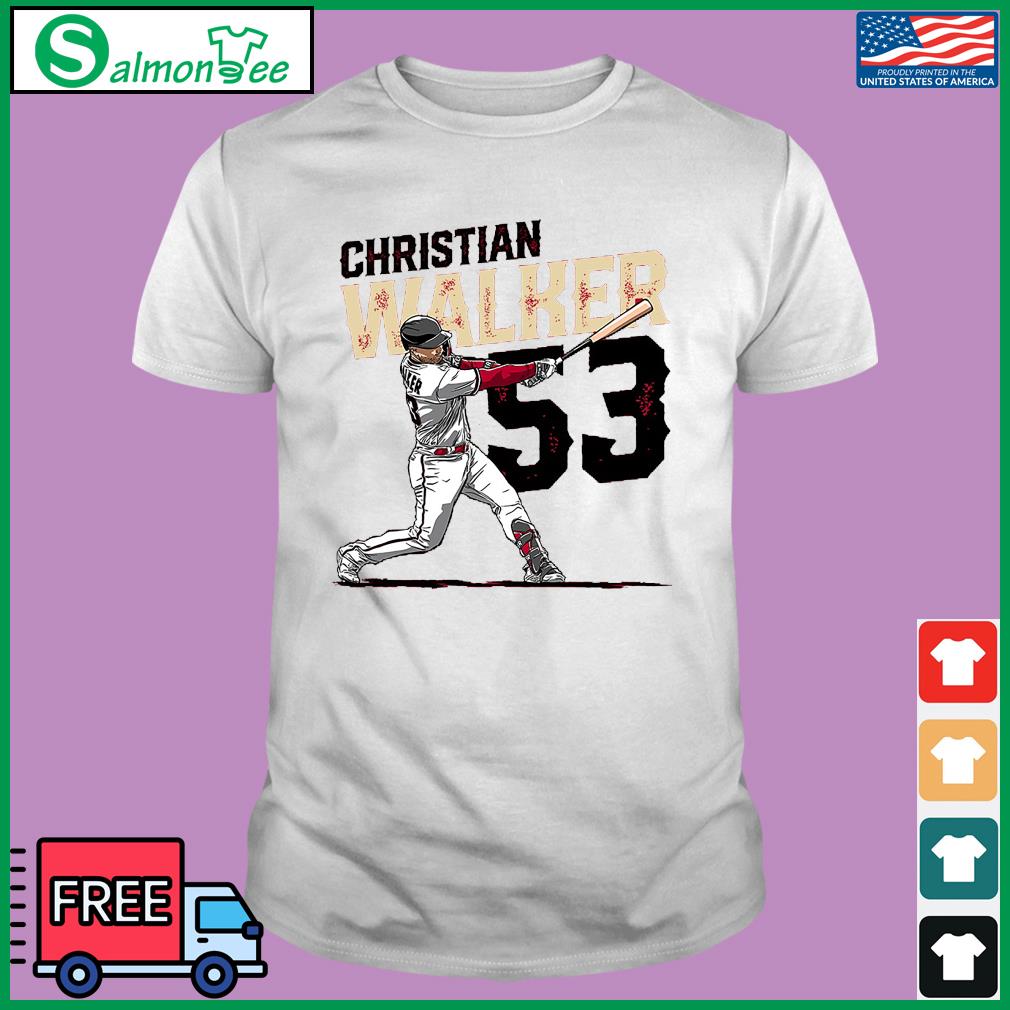 Christian Walker 53 Slugging Arizona Diamondbacks Baseball Shirt