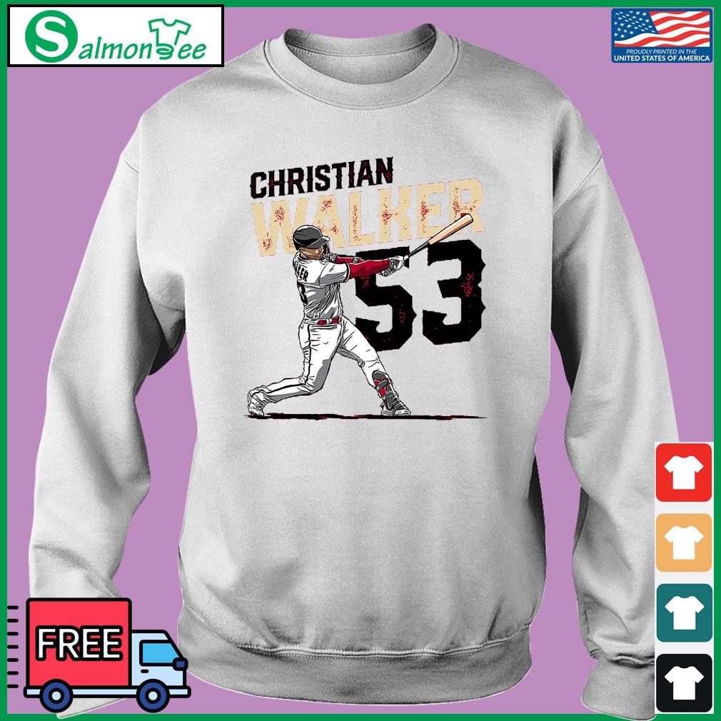 Christian Walker 53 Slugging Arizona Diamondbacks Baseball Shirt