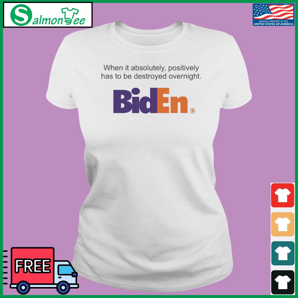 Biden Fedex Destroying America Shirt
