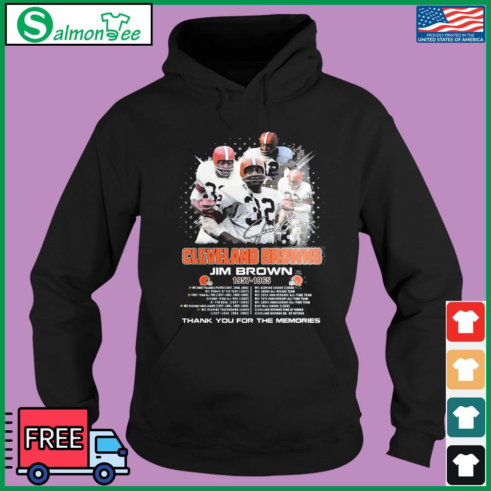 Original Cleveland Browns The Browns 75th Anniversary 1946-2021 Signatures  Thank You For The Memories Shirt, hoodie, sweater, longsleeve t-shirt