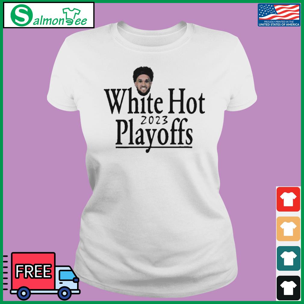 Derrick white miamI heat white hot 2023 NBA playoffs shirt, hoodie