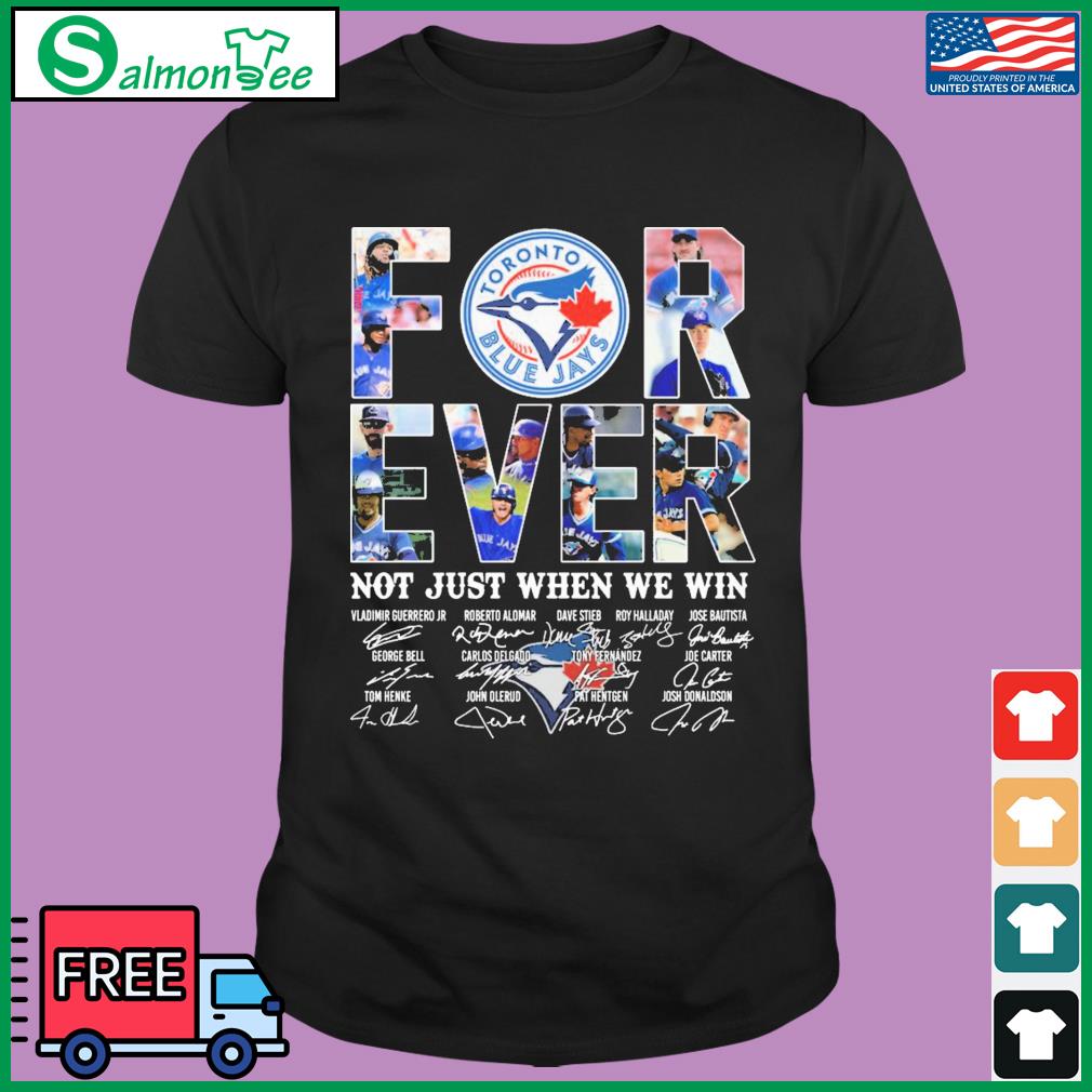 Winnipeg Jets forever not just when we win signatures shirt