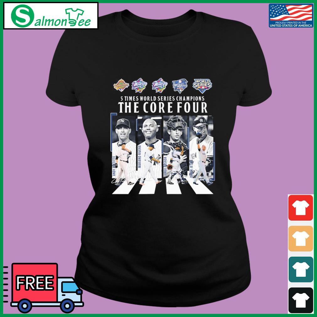 New York Yankees The Core Four Abbey Road signatures shirt, hoodie