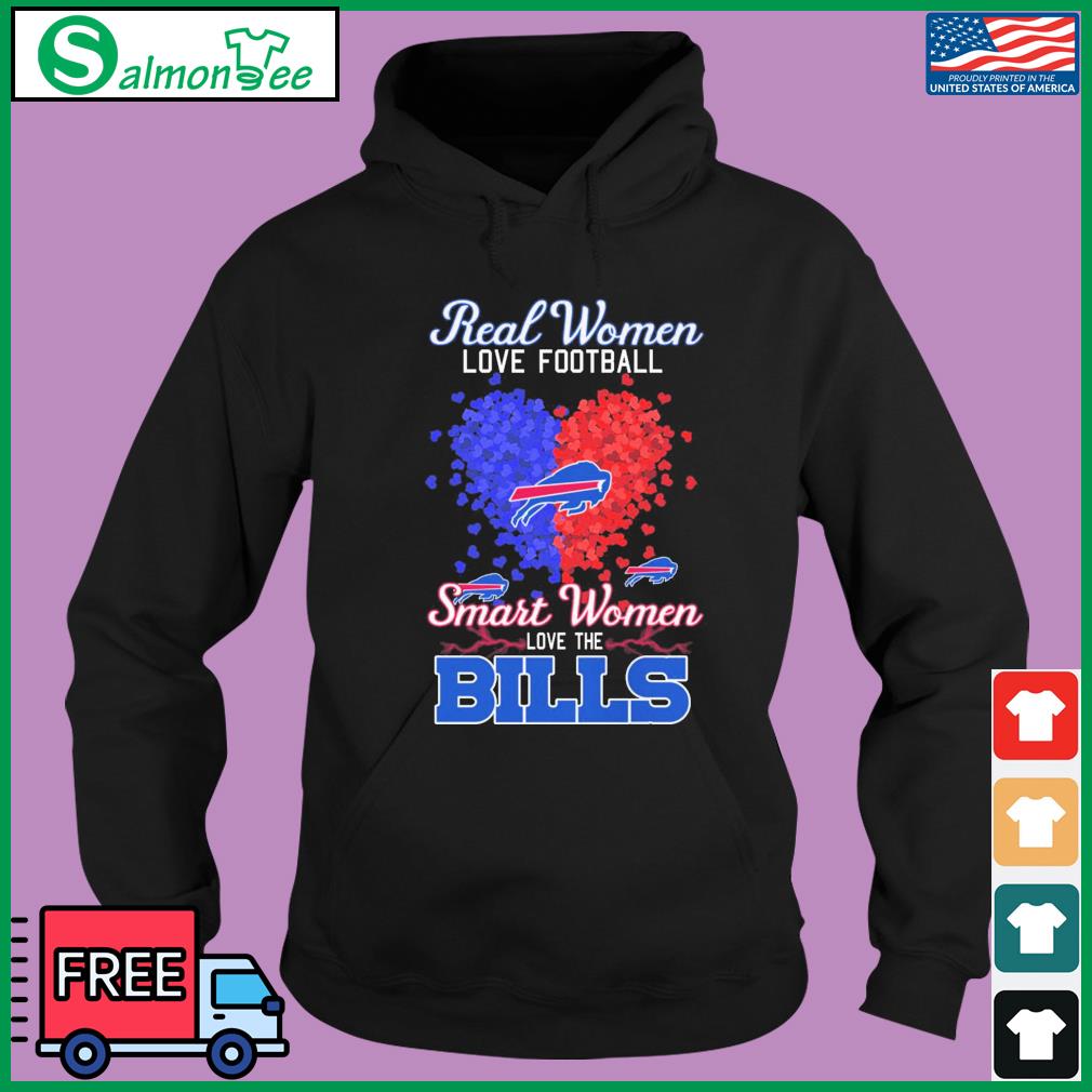 Real women love football smart women love Buffalo Bills football logo  jewelry heart shirt, hoodie, sweater, long sleeve and tank top