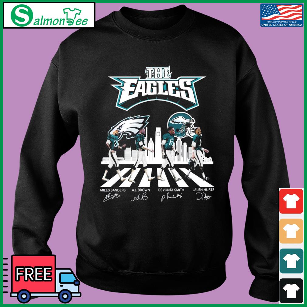 Philadelphia eagles miles sanders a j brown devonta smith jalen hurts T- shirt, hoodie, sweater, long sleeve and tank top