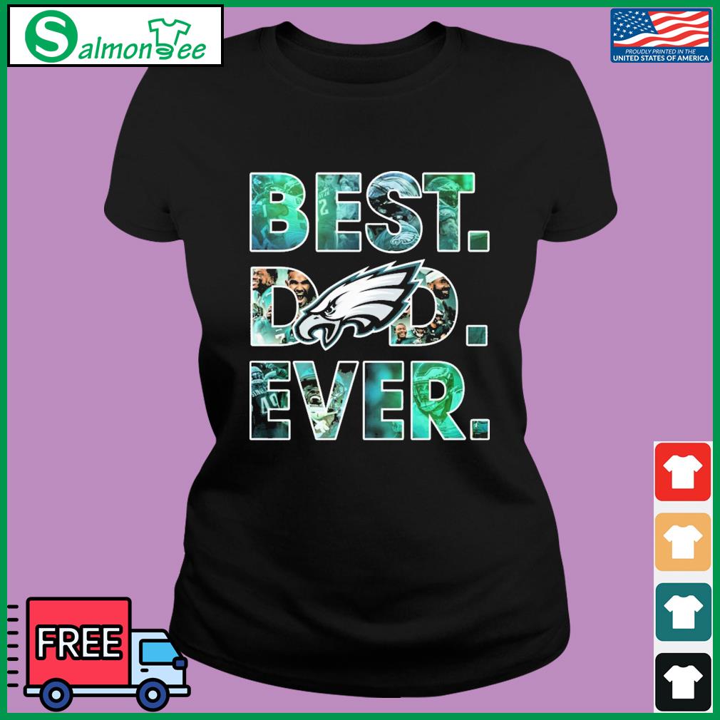 Best dad ever philadelphia eagles vintage shirt, hoodie, longsleeve tee,  sweater