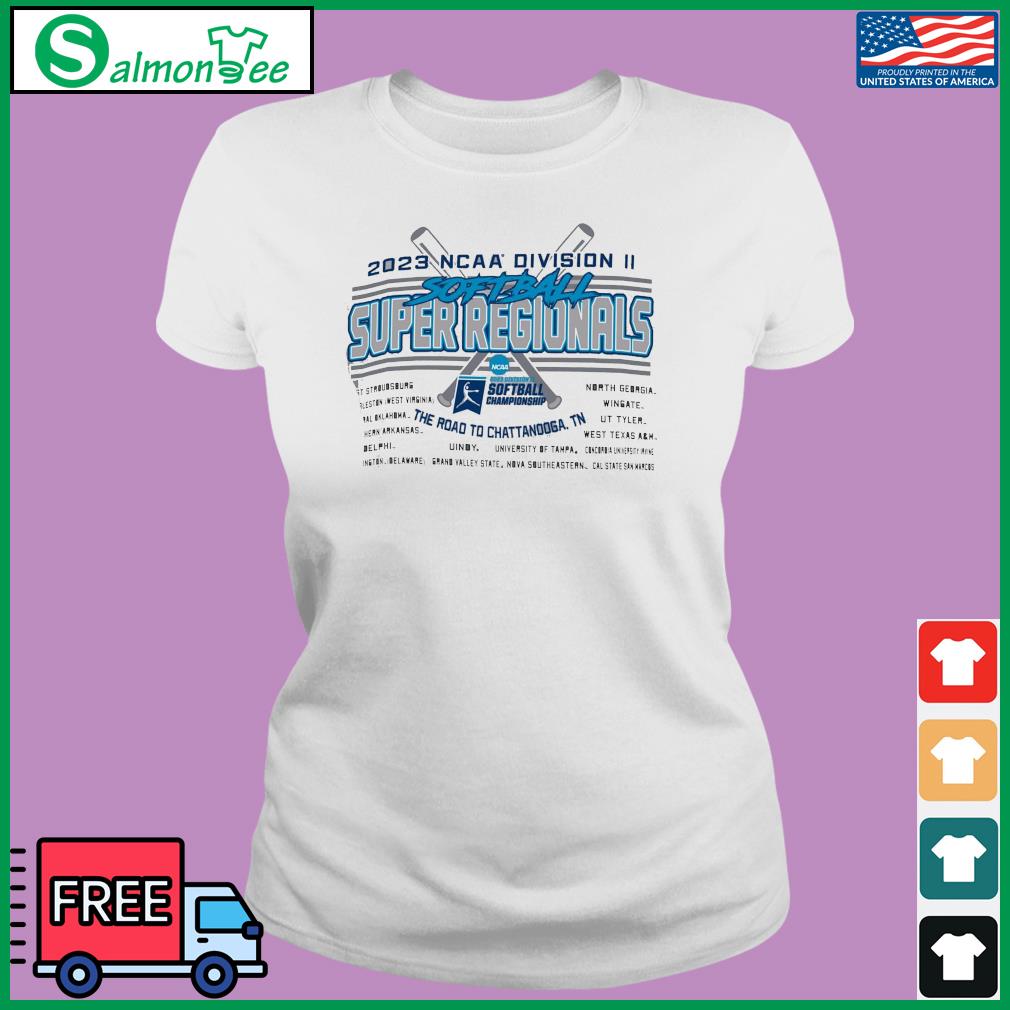 The Road To Chattanooga 2023 NCAA D2 Softball Super Regionals Shirt