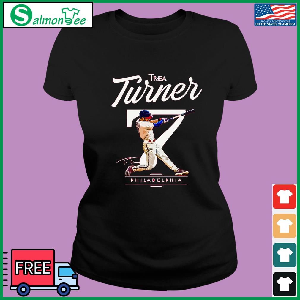 Shirts, Philadelphia Phillies Trea Turner Cream Jersey