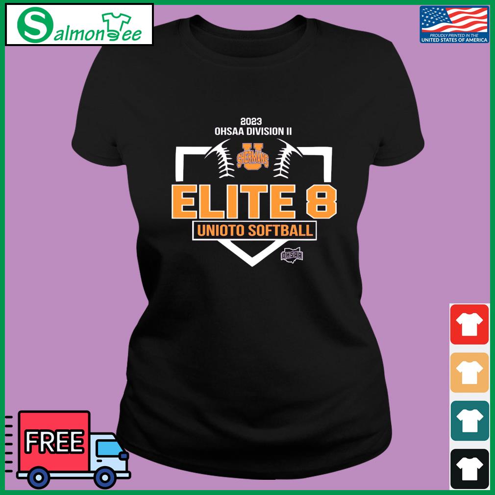 Unioto Shermans 2023 OHSAA Division II Softball Elite 8 Shirt