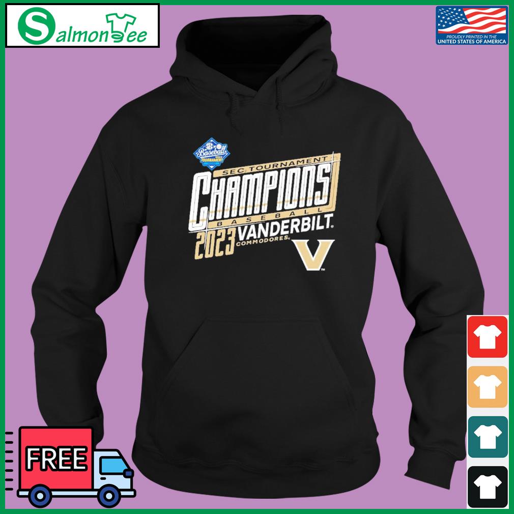 Vanderbilt University Baseball 2023 SEC Tournament Champions T-Shirt ...