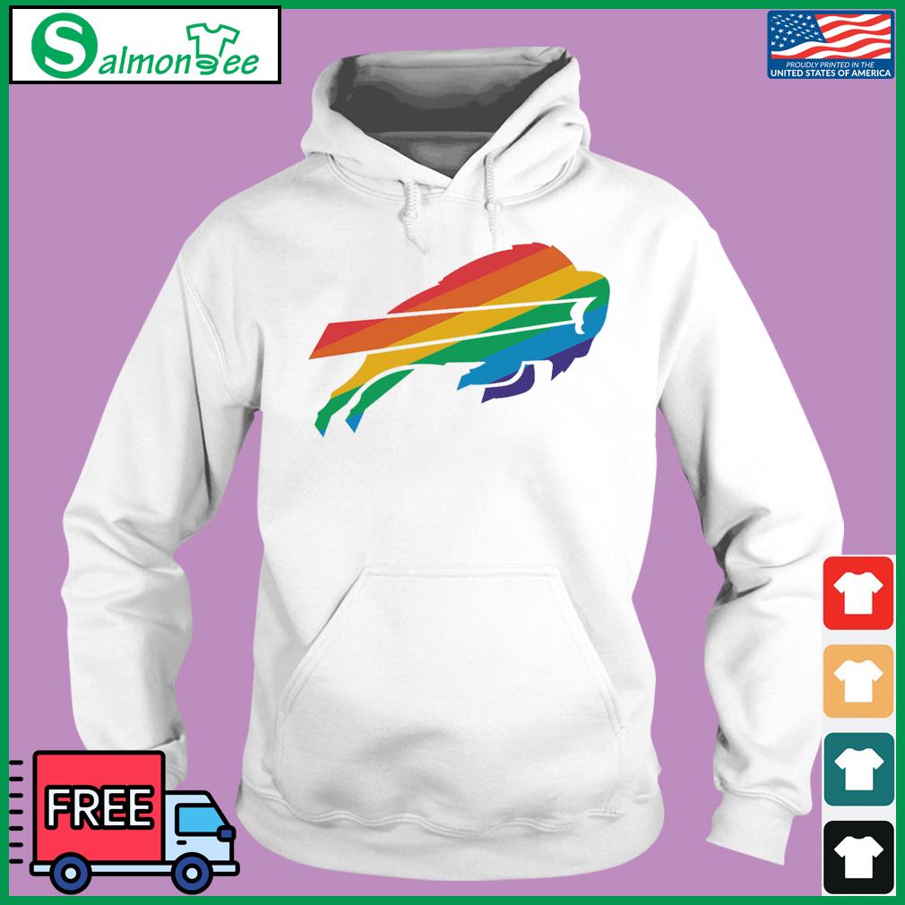 Buffalo Bills celebrating pride month shirt, hoodie, longsleeve