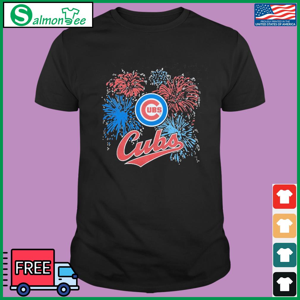 Chicago Cubs Fireworks 4th of July shirt, hoodie, sweater, ladies v-neck  and tank top