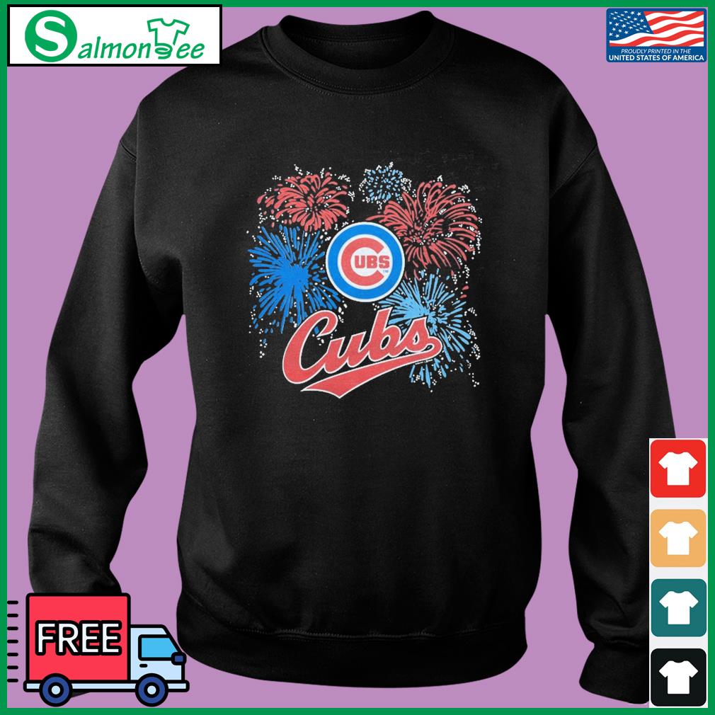 Chicago Cubs fireworks 4th of July shirt, hoodie, sweater and v-neck t-shirt