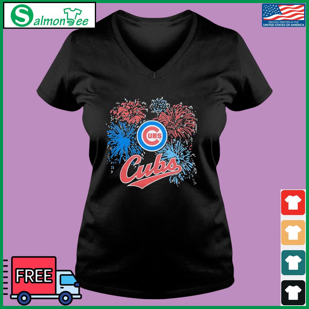 Chicago Cubs fireworks 4th of July shirt, hoodie, sweater and v-neck t-shirt