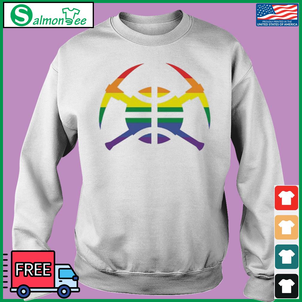 Denver Nuggets Logo Pride 2023 Shirt, hoodie, sweater, long sleeve and tank  top