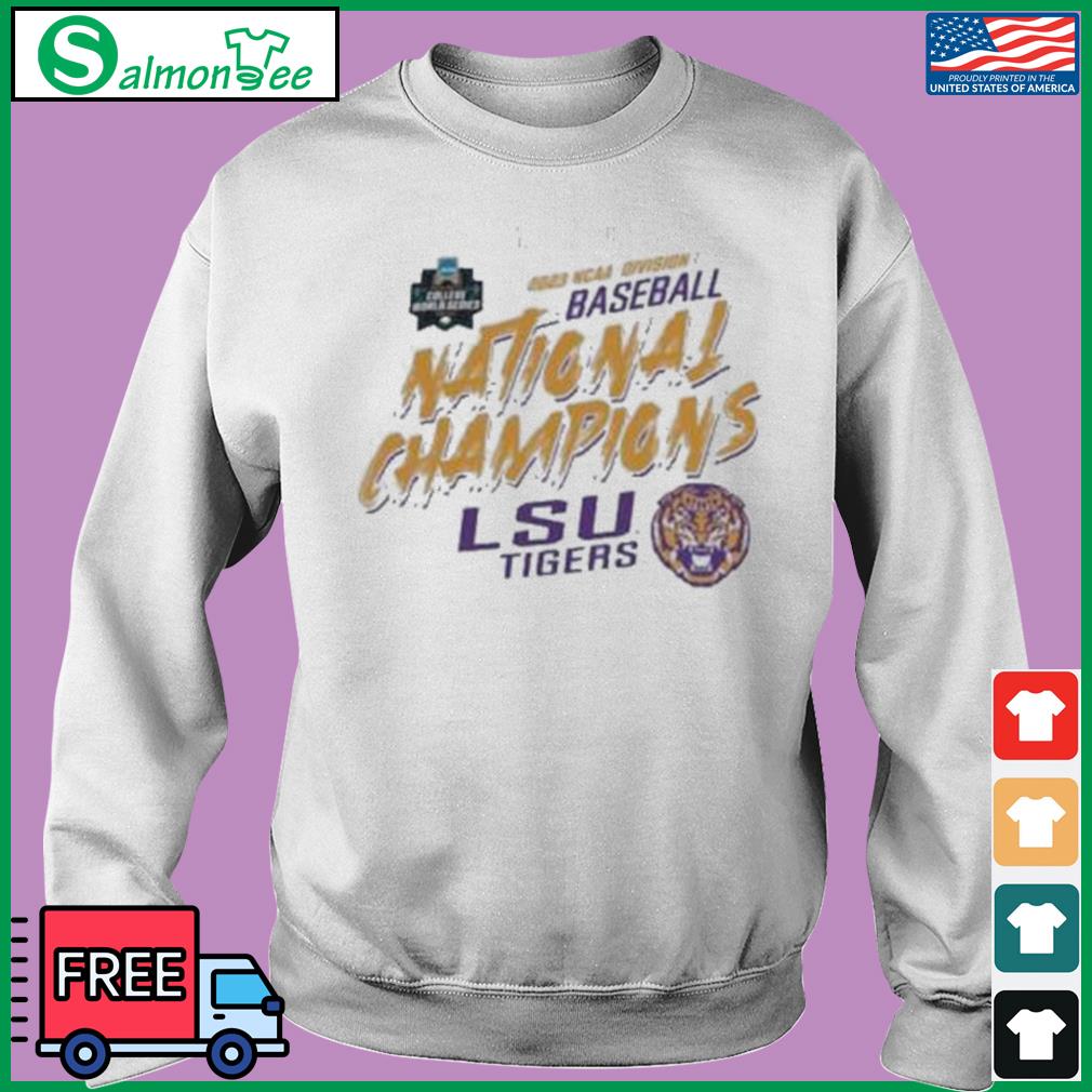 Lsu Tigers Fanatics Branded 2023 Ncaa Men's Baseball College World Series  Champions T-shirt - Shibtee Clothing