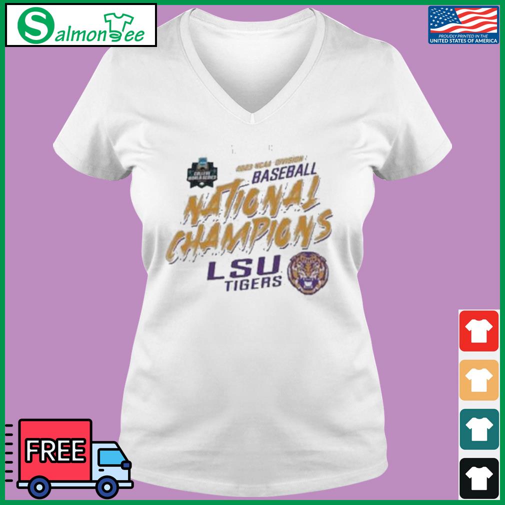 Lsu Tigers Fanatics Branded 2023 Ncaa Men's Baseball College World Series  Champions T-shirt - Shibtee Clothing