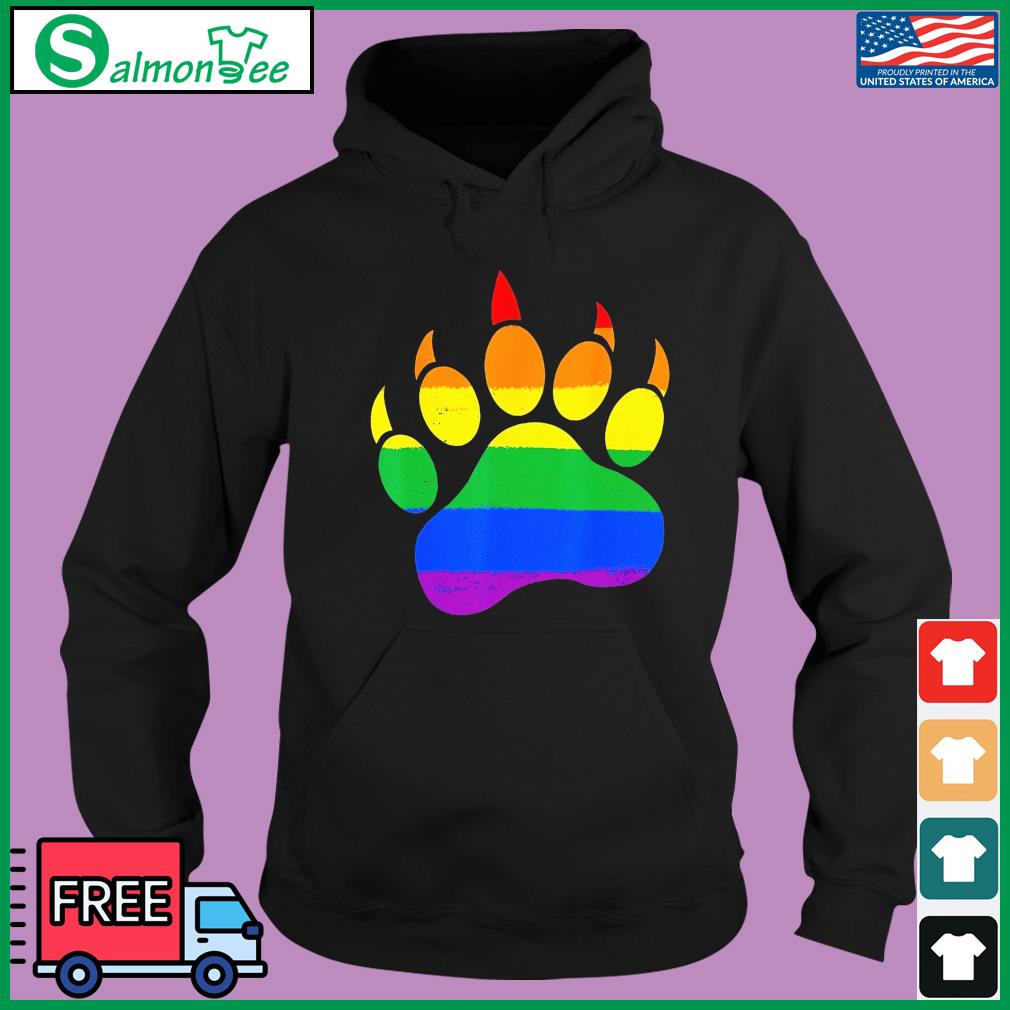 Gay Bear Paw Pride LGBT Pride Polar Cubs Shirt, hoodie, sweater