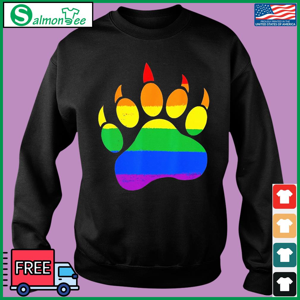 Gay Bear Paw Pride Lgbt Pride Polar Cubs Shirt