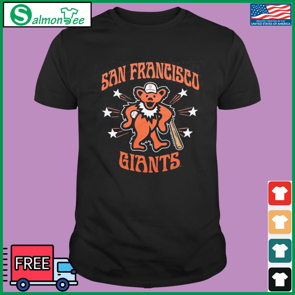 Grateful Dead San Francisco Giants Bear Shirt - High-Quality