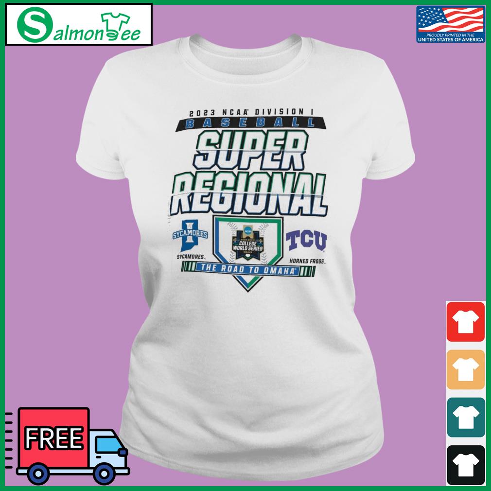 2023 NCAA Division I Baseball Championship college World series Indiana  State Sycamores vs TCU Horned Frogs shirt, hoodie, sweater, long sleeve and  tank top