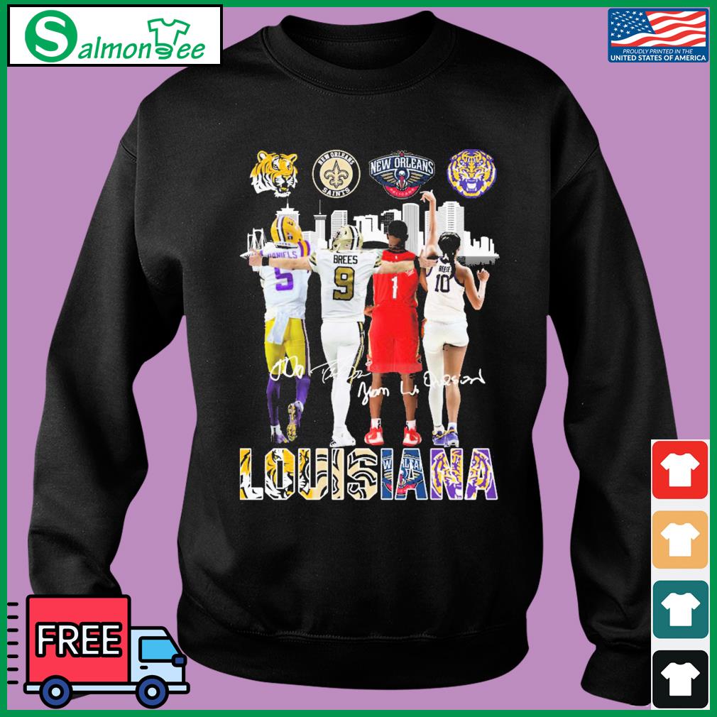 Louisiana LSU Tigers New Orleans Pelicans Saints City Champions T Shirt -  Growkoc