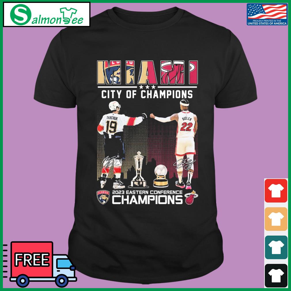 Miami City Of Champions Matthew Tkachuk Jimmy Butler 2023 Eastern