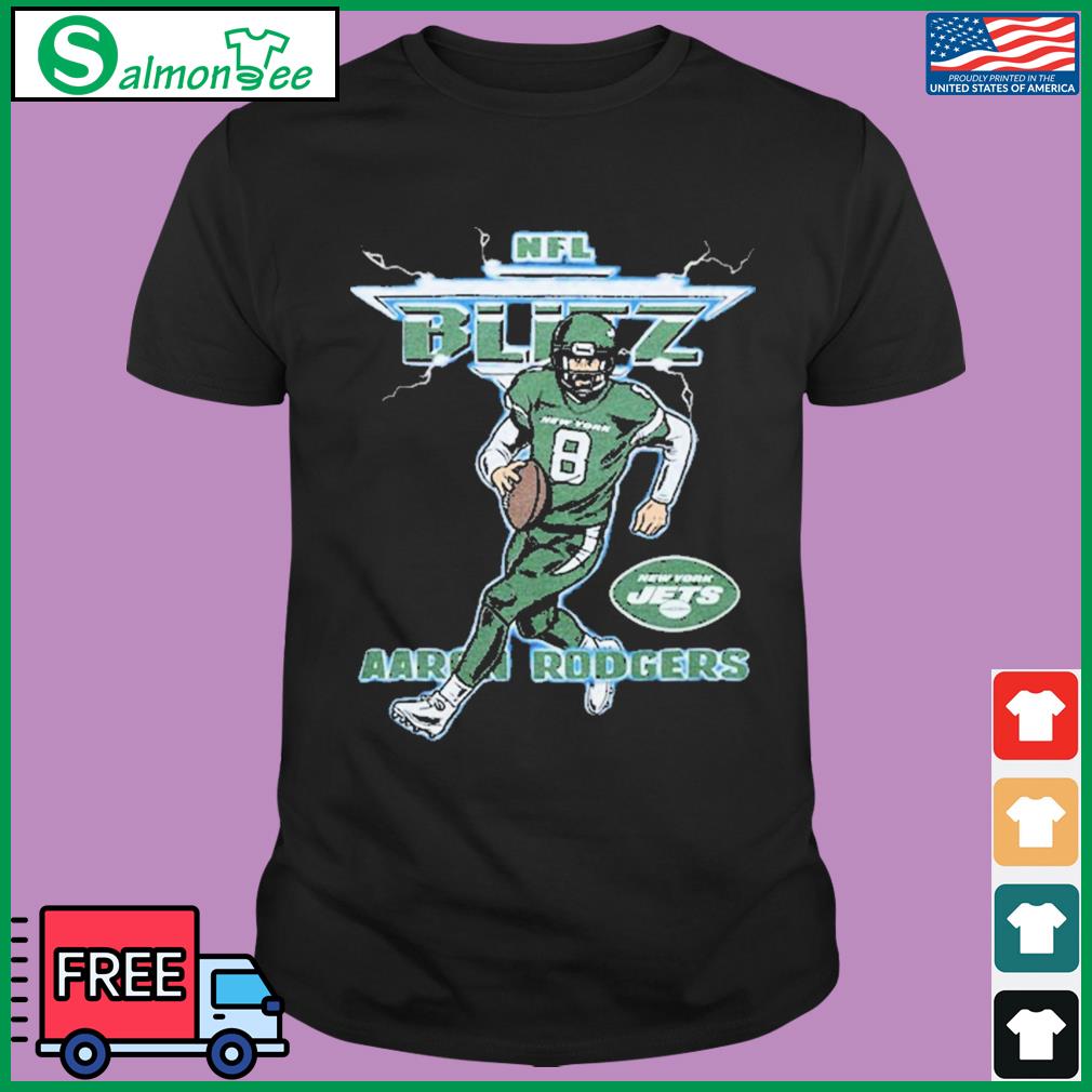 NFL Blitz New York Jets Aaron Rodgers 2023 Shirt - Teespix - Store Fashion  LLC