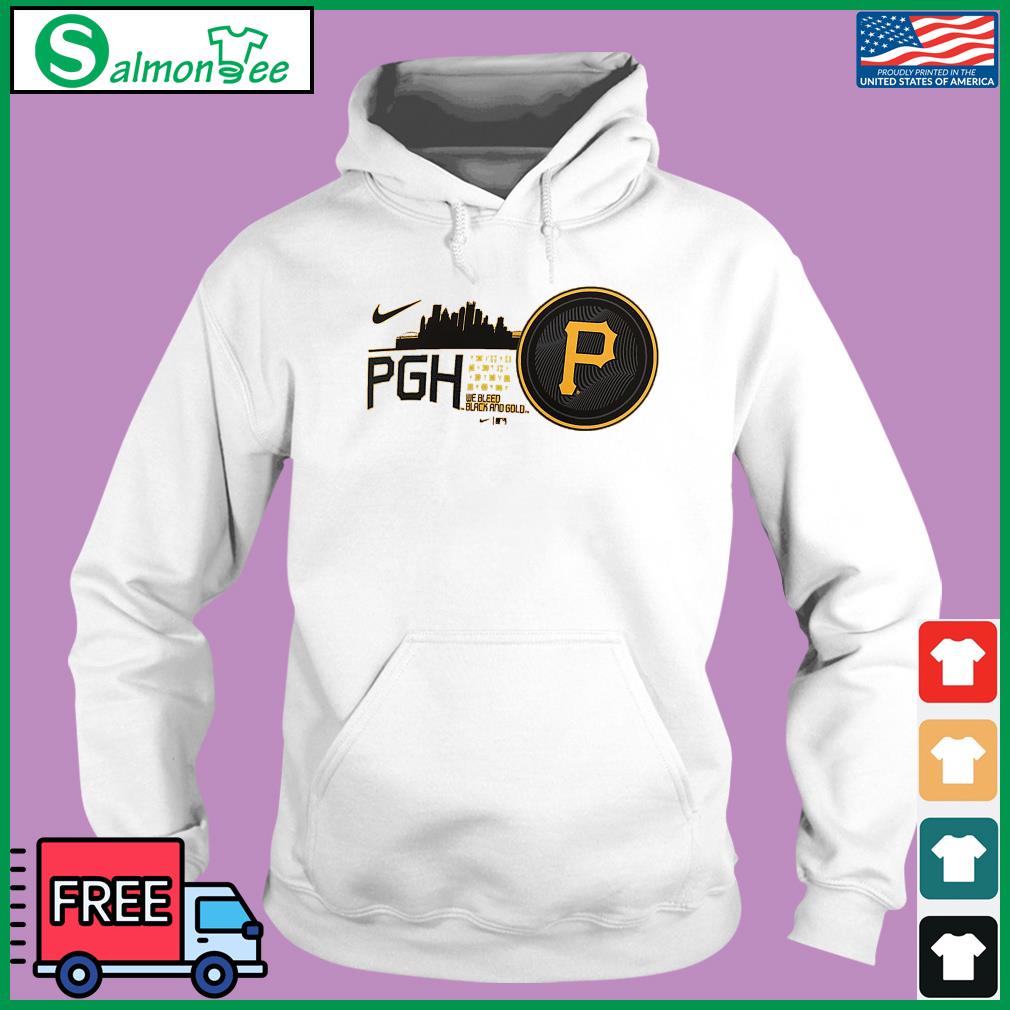 Pittsburgh Skyline Cropped Hoodie | Made in PGH - XXL