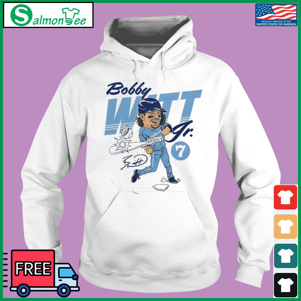 Official bobby witt jr. caricature 7 signatures T-shirt, hoodie, tank top,  sweater and long sleeve t-shirt