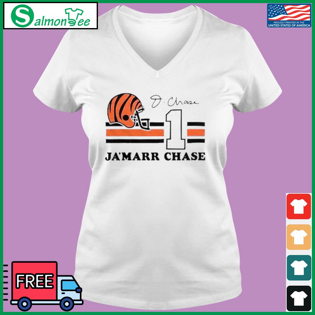 Cincinnati Bengals Ja'marr Chase #1 Signature T-shirt,Sweater