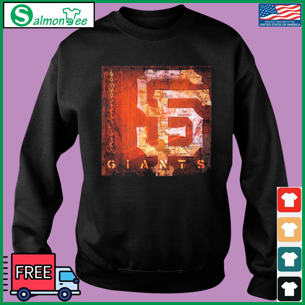 San Francisco Giants map 2023 shirt, hoodie, sweater, long sleeve