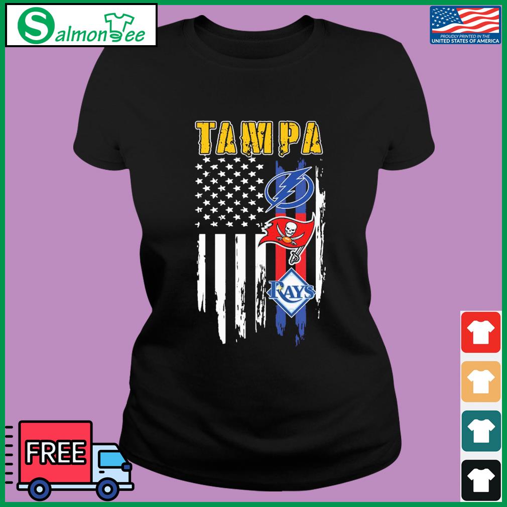 Tampa Bay Lightning Buccaneers Rays 4th July Shirt - Bring Your