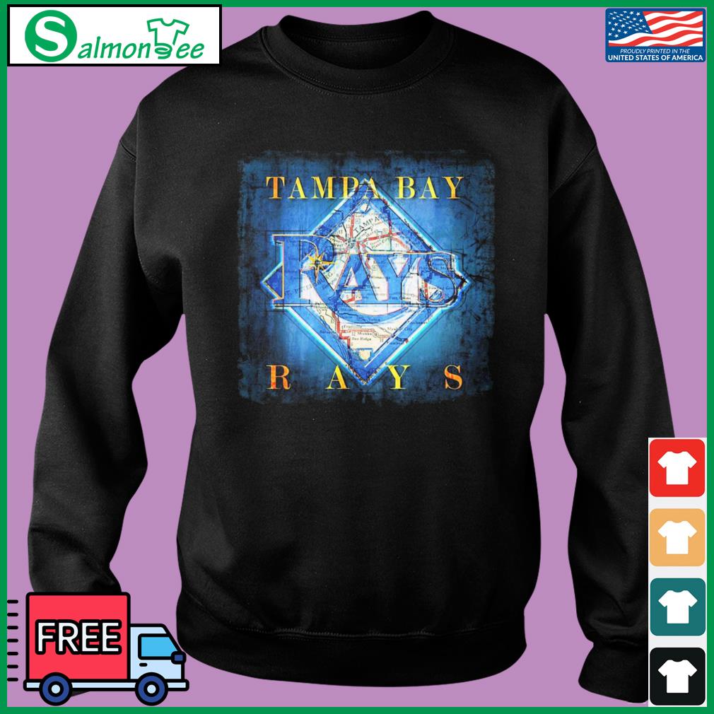 Tampa bay rays maps american flag shirt, hoodie, sweater, long sleeve and  tank top