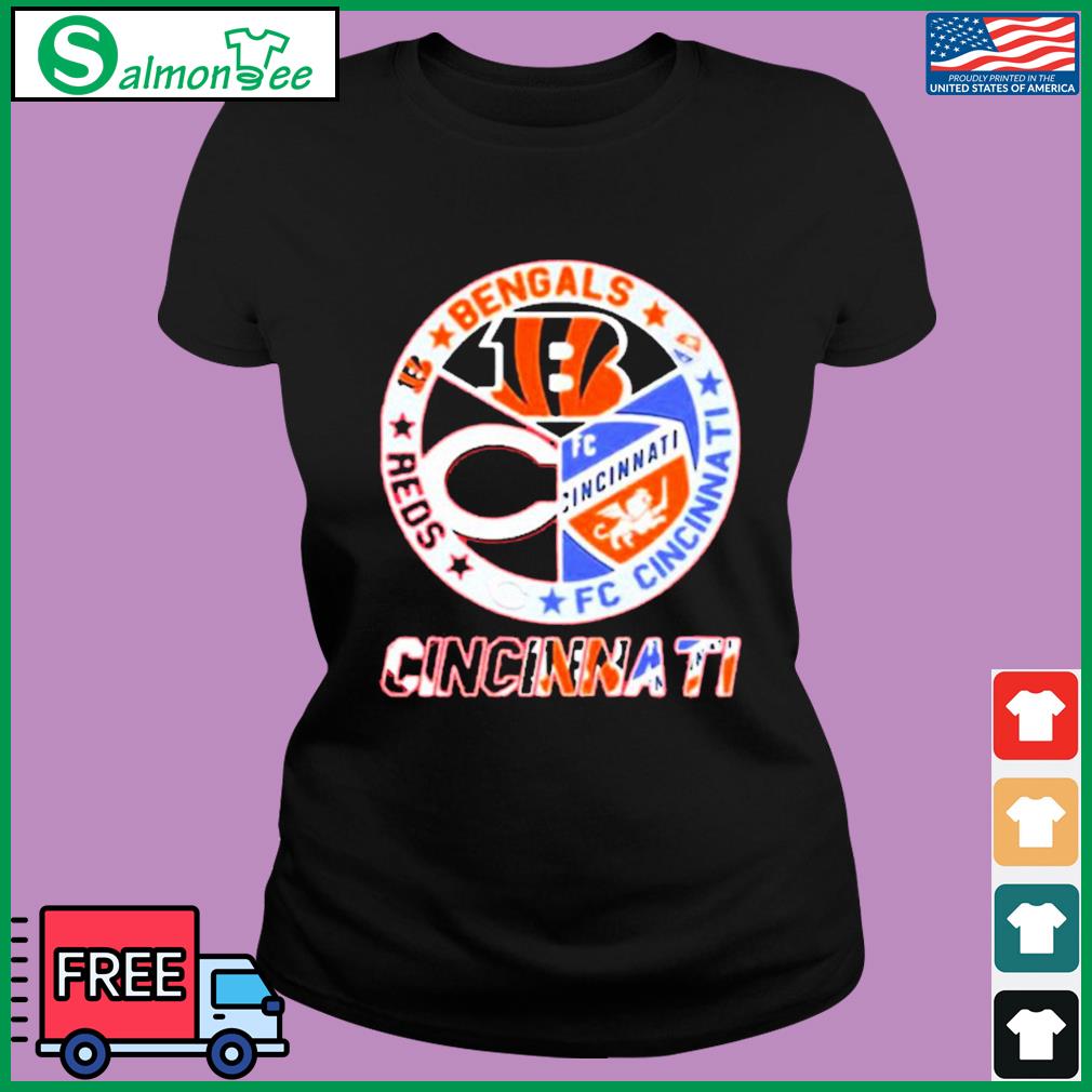 Apparel Women's Cincinnati Bengals Circle Logo Pullover Hoodie