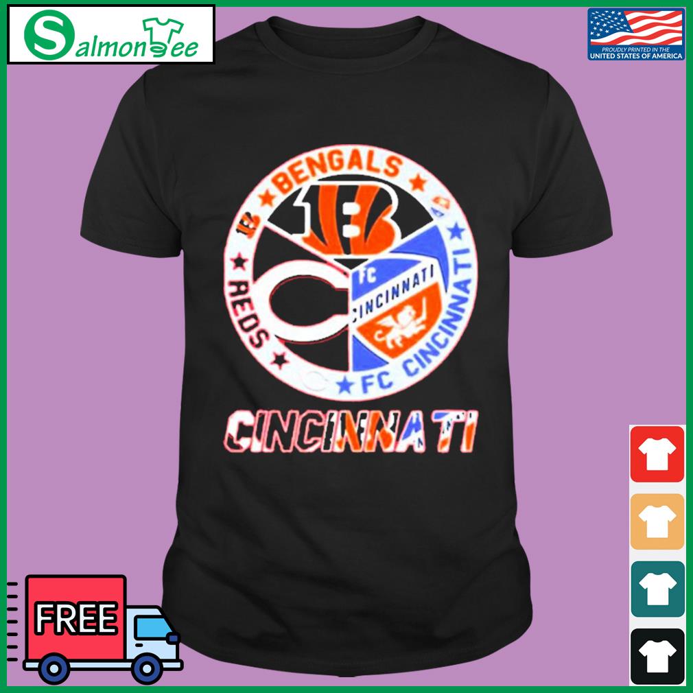 Apparel Women's Cincinnati Bengals Circle Logo Pullover Hoodie