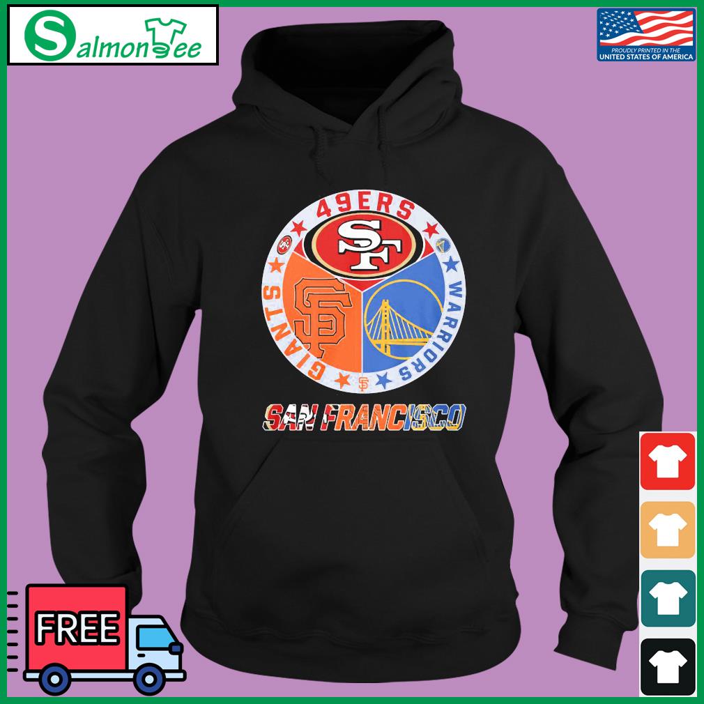 49ERS Warriors Giants San Francisco logo shirt, hoodie, longsleeve,  sweatshirt, v-neck tee