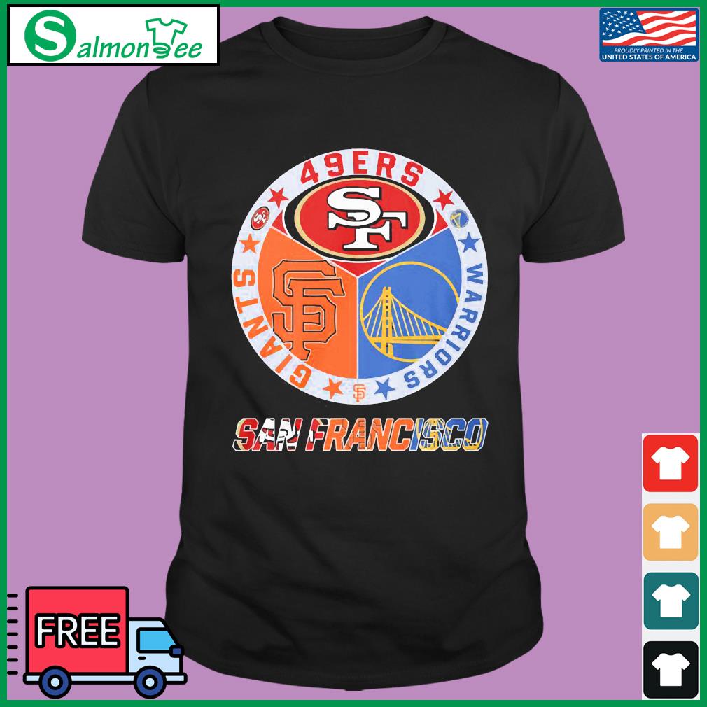 49ERS Warriors Giants San Francisco logo shirt, hoodie, sweater, long  sleeve and tank top