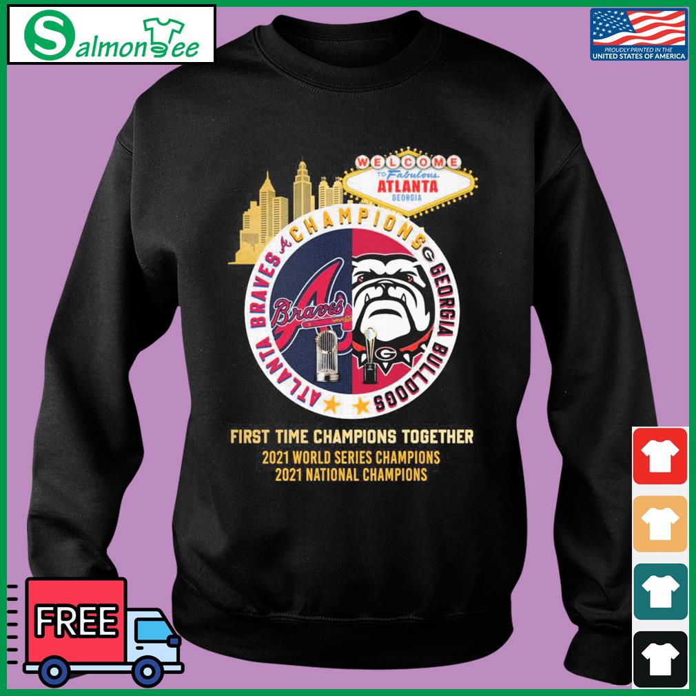 FREE shipping Georgia Bulldogs And Atlanta Braves Shirt, Unisex tee,  hoodie, sweater, v-neck and tank top