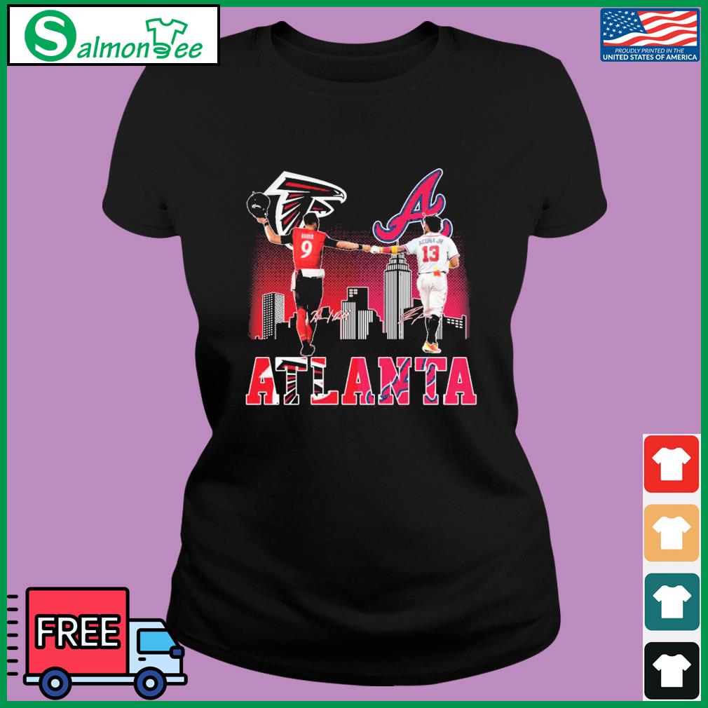 Atlanta Falcons Ridder And Braves Acuna Jr City Champions Shirt