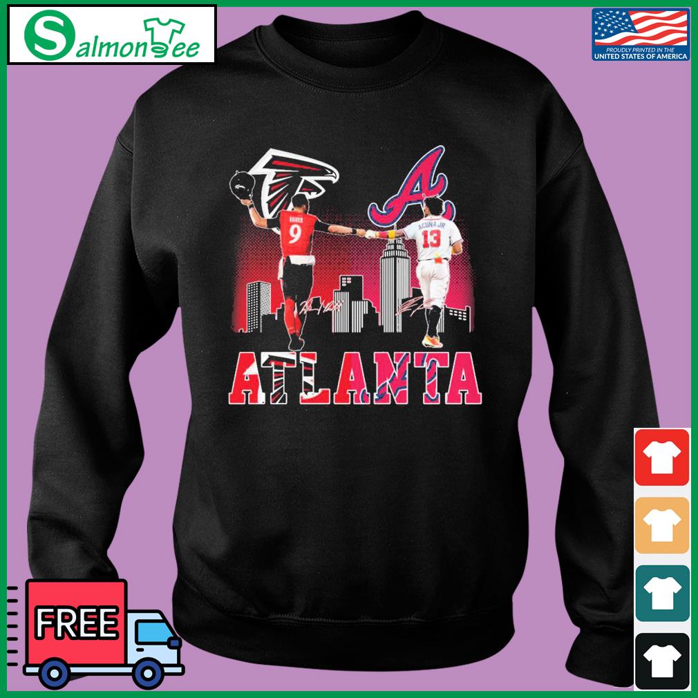 Atlanta Falcons Ridder And Braves Acuna Jr City Champions shirt