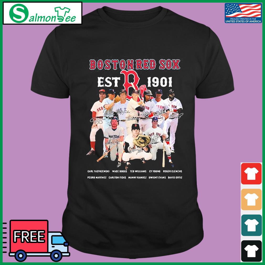 Official boston red sox est 1901 where there no off season 2023 T-shirts,  hoodie, tank top, sweater and long sleeve t-shirt