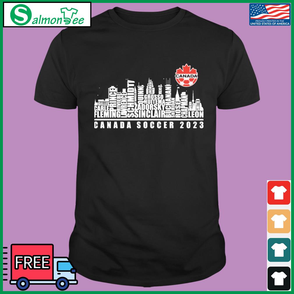 Canada soccer 2023 skyline city shirt, hoodie, sweater, long sleeve and  tank top