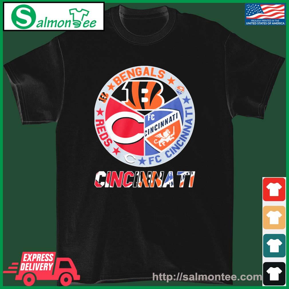 Cincinnati Reds Cincinnati Bengals Fc Cincinnati logo shirt, hoodie,  sweater, long sleeve and tank top