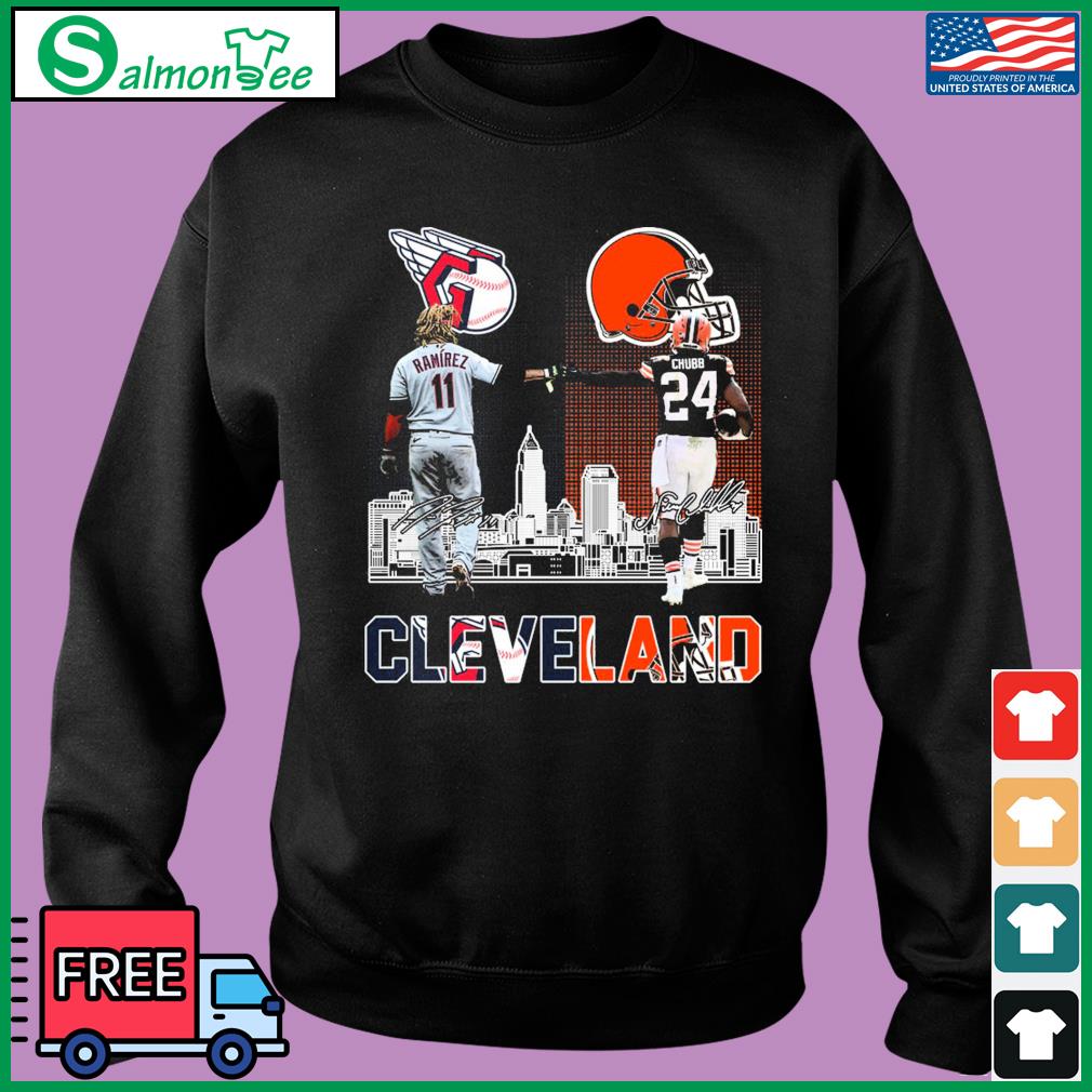 Cleveland Browns Chubb And Guardians Ramirez City Champion T Shirt