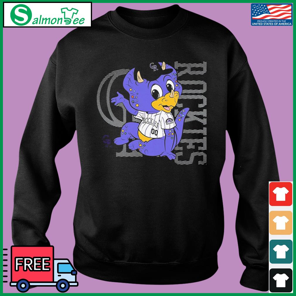 Rockies Baseball Mascot Dinger ADULT T Shirt